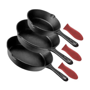 Gietijzeren pannenset